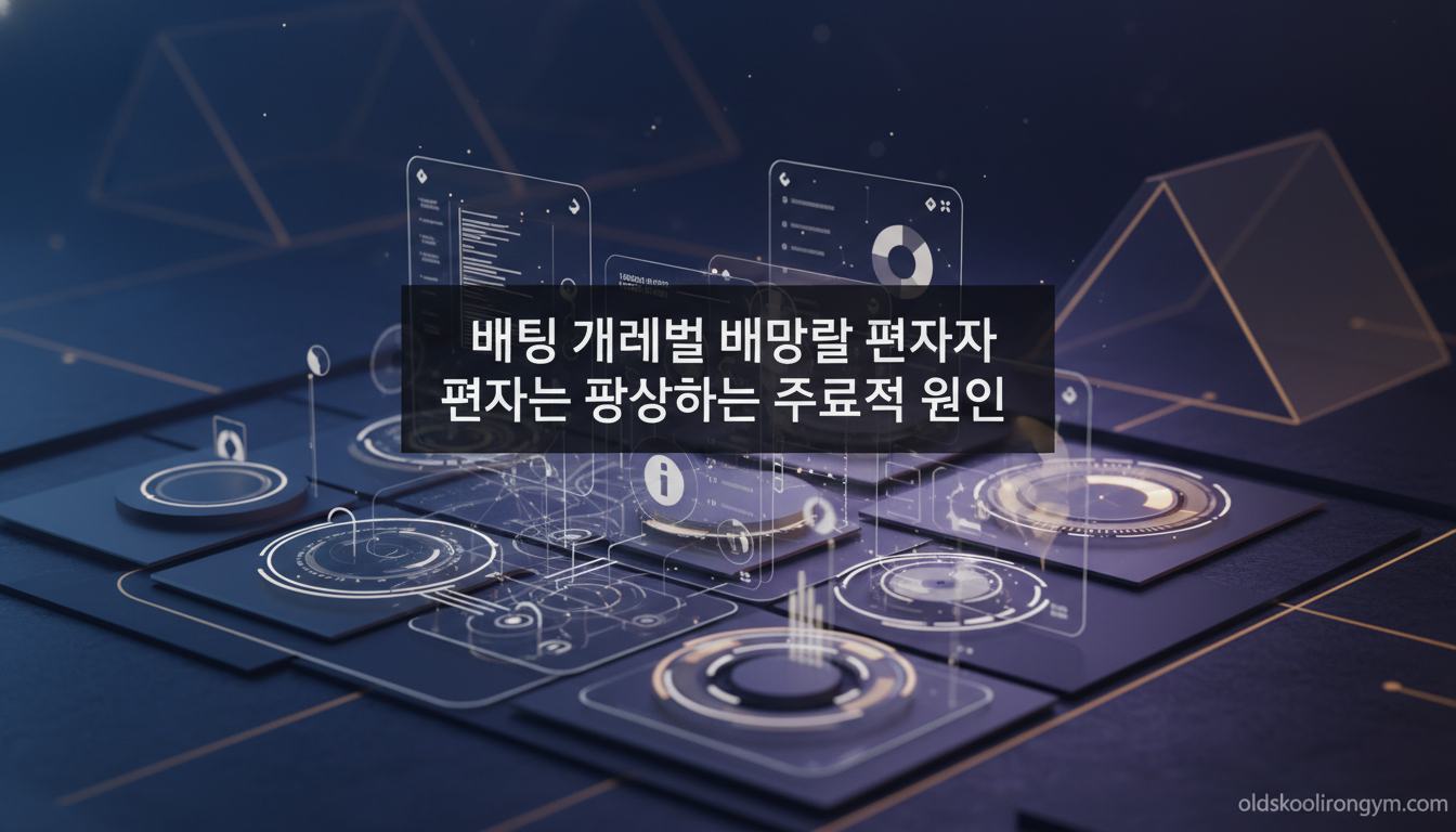 oldskoolirongym.com - 베팅 게임별 배당률 편차가 발생하는 구조적 원인 관련 안내 이미지