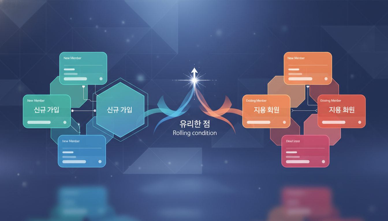 oldskoolirongym.com - 신규 가입 롤링 조건과 기존 회원 롤링 조건의 차이점 및 유리한 점 관련 안내 이미지